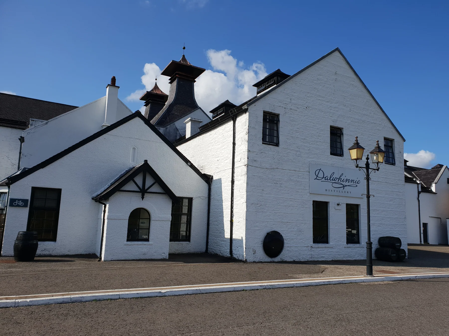 View at Dalwhinnie Distillery