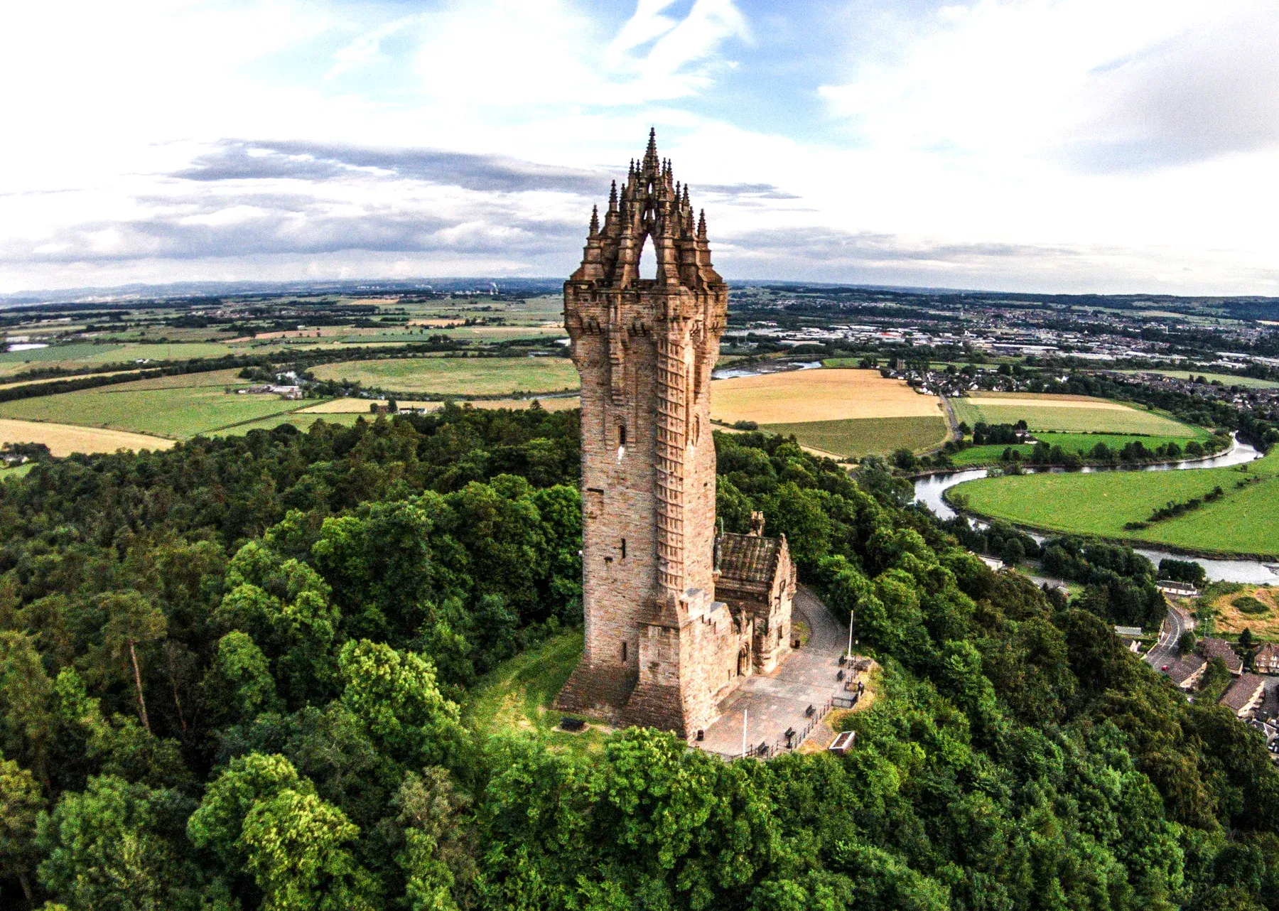 The National Wallace Monument near Stirling.